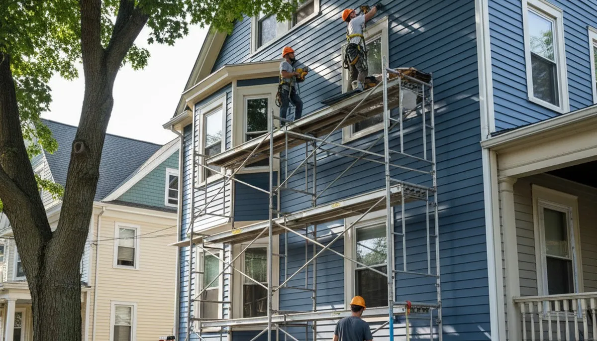 Boston, MA vinyl siding installation by a professional siding contractor