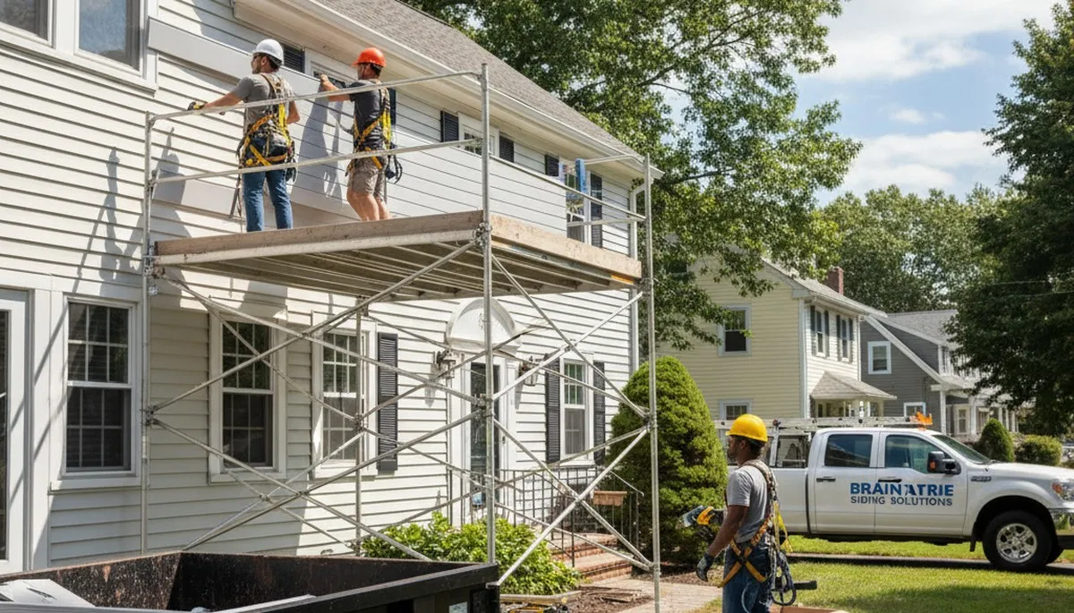 Boston, MA vinyl siding installation by a professional siding contractor