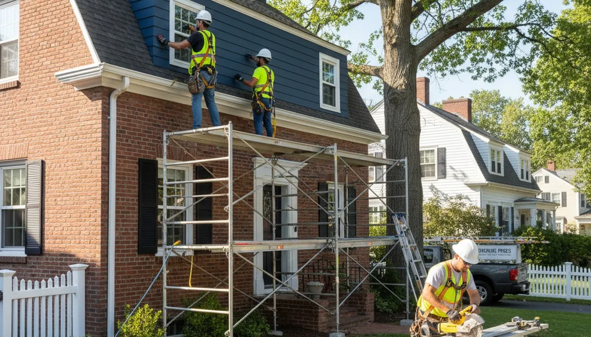 Boston MA vinyl siding installation by a professional siding contractor