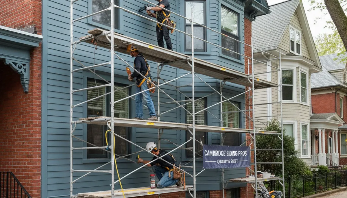 Boston, MA vinyl siding installation for residential home exterior upgrade