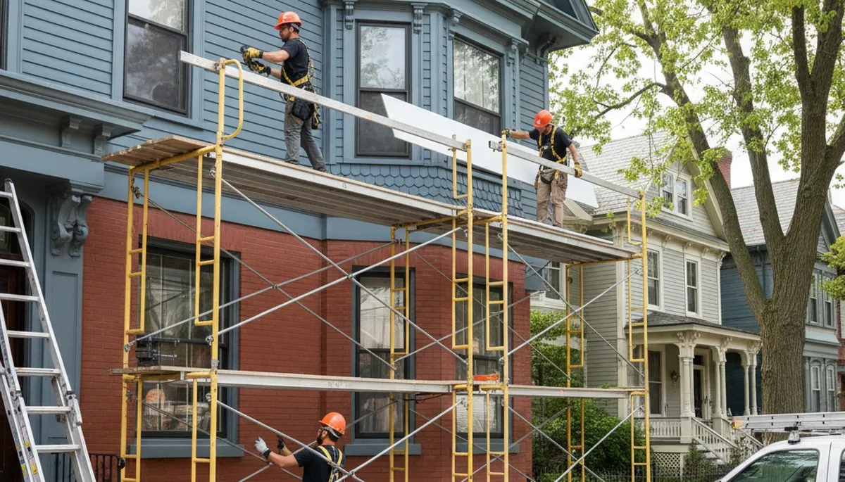 Boston, MA vinyl siding installation by a professional siding contractor