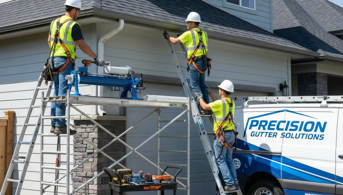 Boston, MA gutter installation for home water protection by FX Remodeling & Exteriors