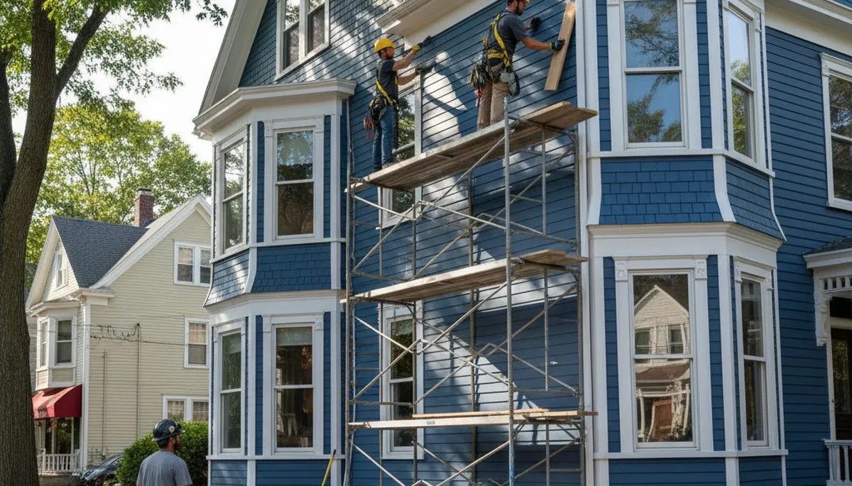 Boston, MA vinyl siding installation by a professional siding contractor