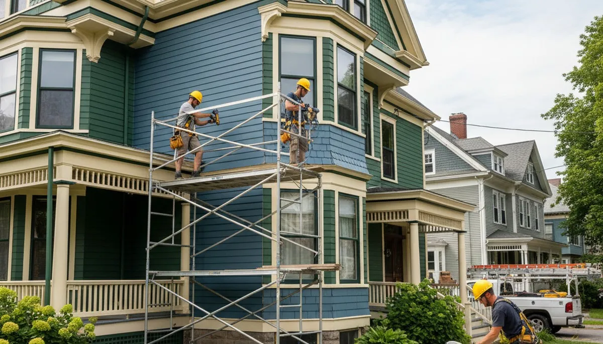 Boston, MA vinyl siding installation by a professional siding contractor