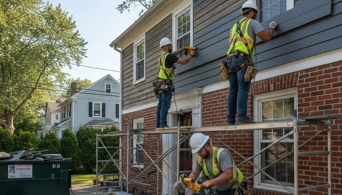Boston, MA vinyl siding installation by a professional siding contractor