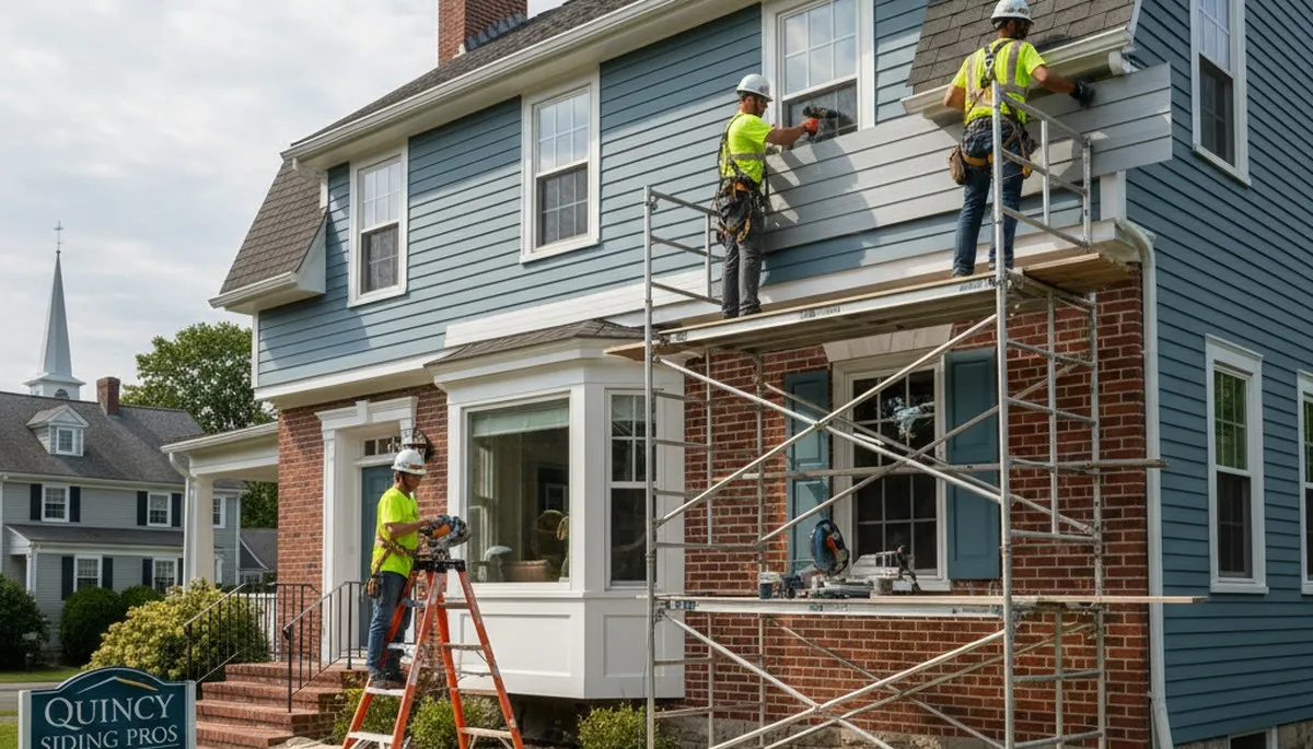 Boston, MA vinyl siding installation for homes by local siding contractors