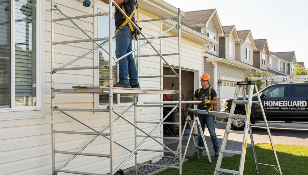 Boston, MA vinyl siding repair by FX Remodeling & Exteriors for weather-damaged home exterior panels