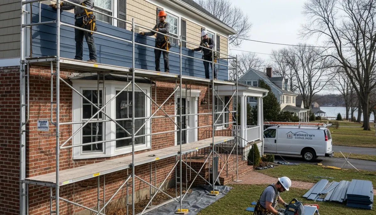 Boston, MA vinyl siding installation for residential exterior home improvement